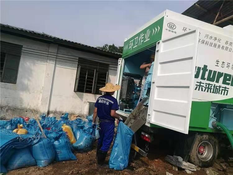延长工业污泥压干处理